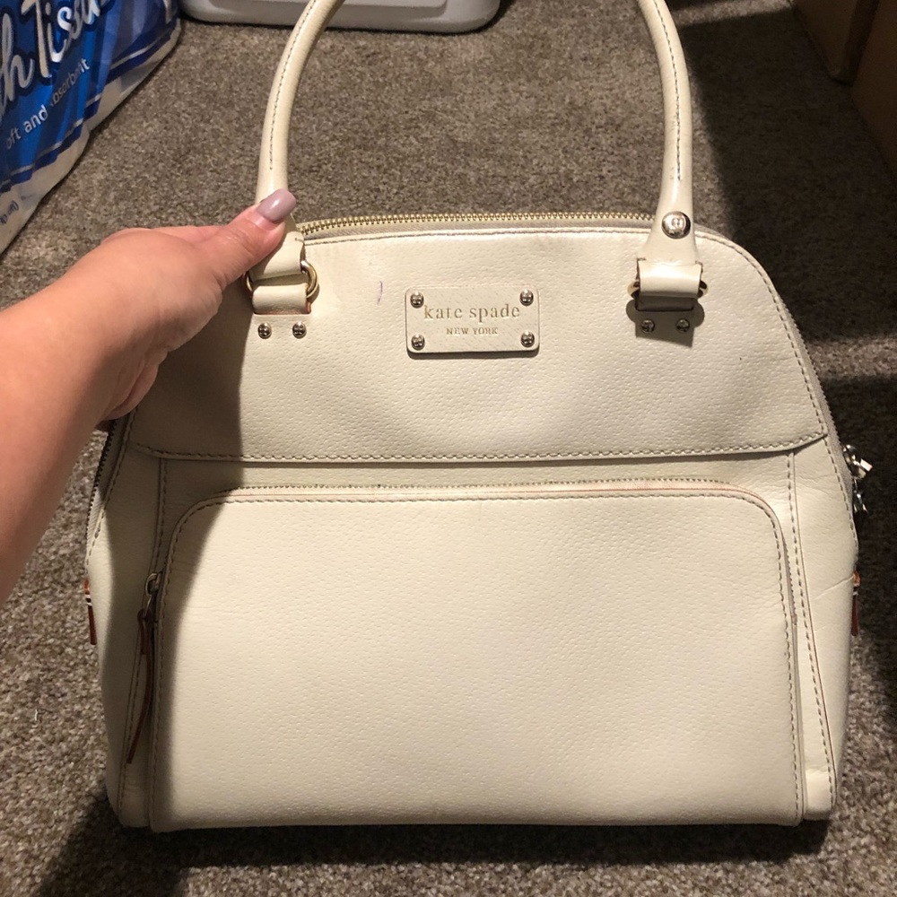 Kate spade white purse.